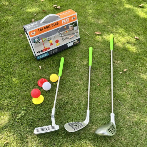 1 Set Children's Golf Club Set Outdoor Sports Toys Sports Games Competitive Indoor Interactive Retractable Golf Club Set Toys