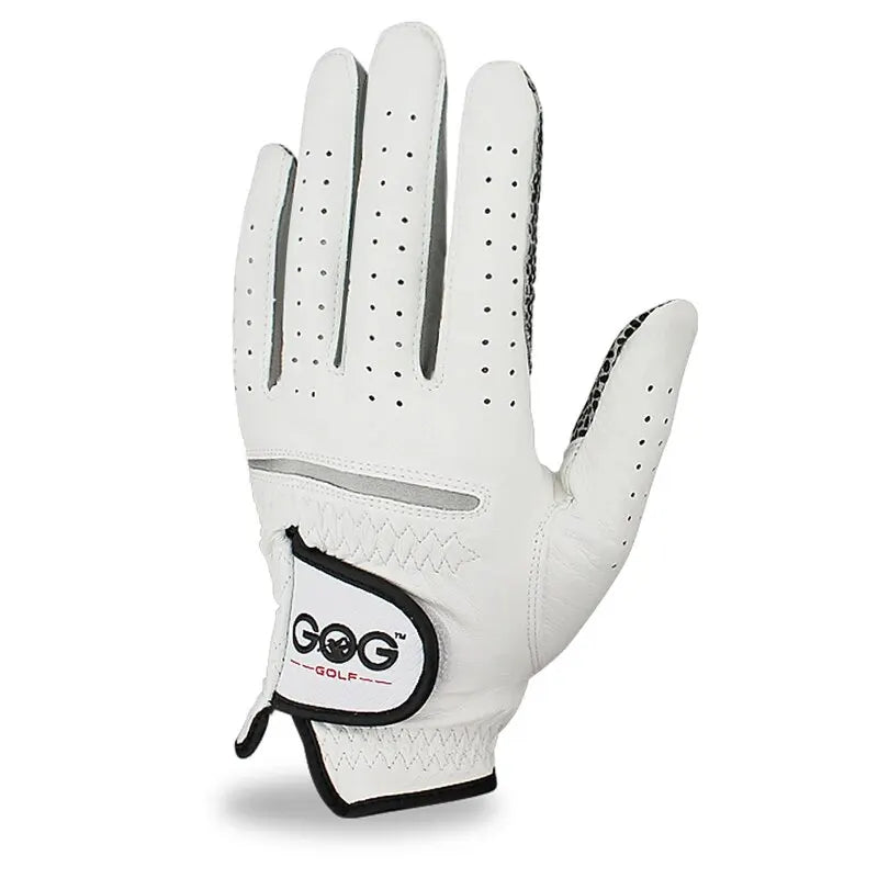 Sheepskin Leather Golf Glove — Anti-Slip Grip