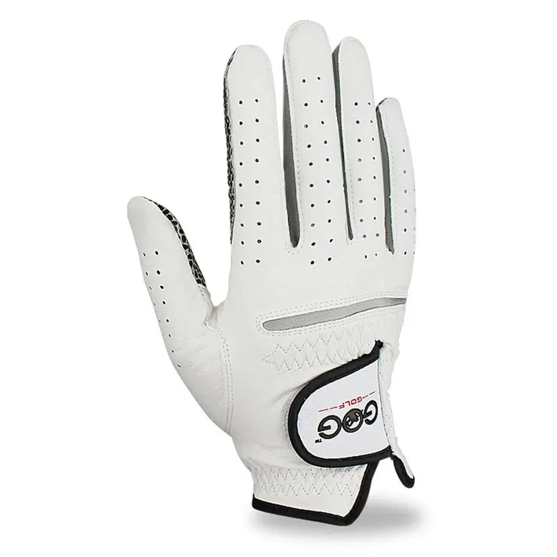 Sheepskin Leather Golf Glove — Anti-Slip Grip
