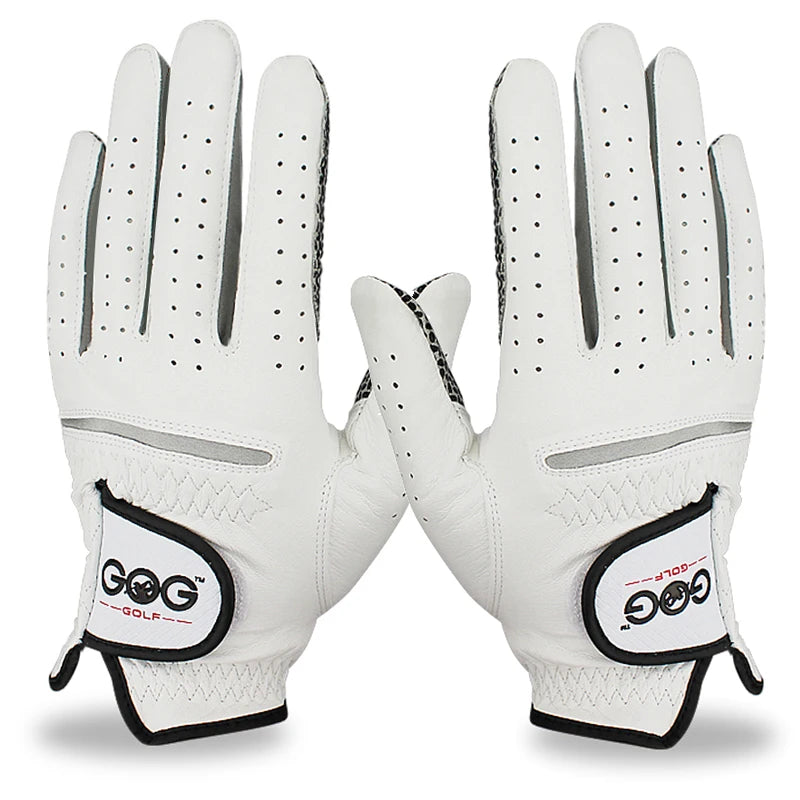 Sheepskin Leather Golf Glove — Anti-Slip Grip