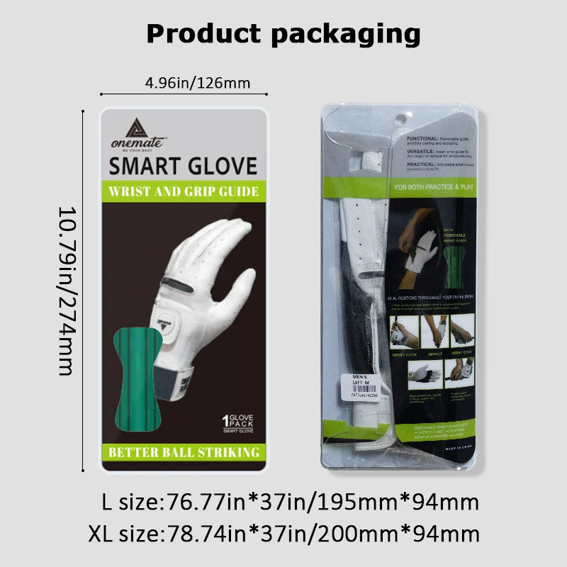 Swing Path Trainer Golf Glove — Lambskin